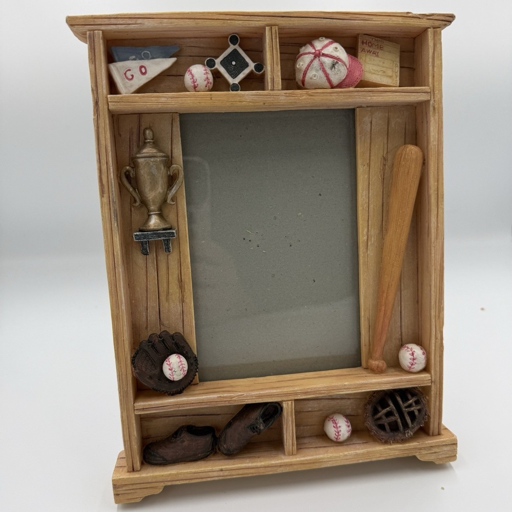 Prinz Baseball Picture Frame For 4x6 Photo Sports Ball Glove Home Decor Memories
